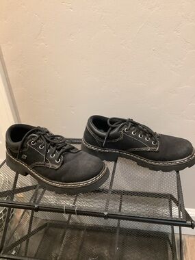 Skechers Parties Women’s Matte Size 8 Black Oxford Y2K Shoes